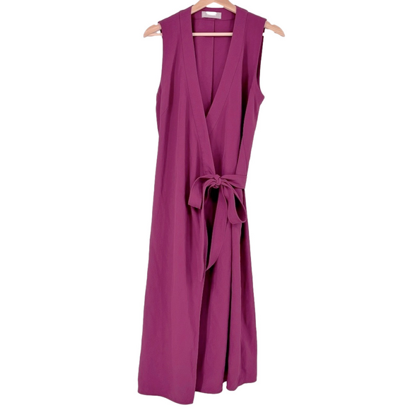 Everlane  - The Japanese GoWeave
Sleeveless Wrap Dress size 6 in Berry - Picture 2 of 11
